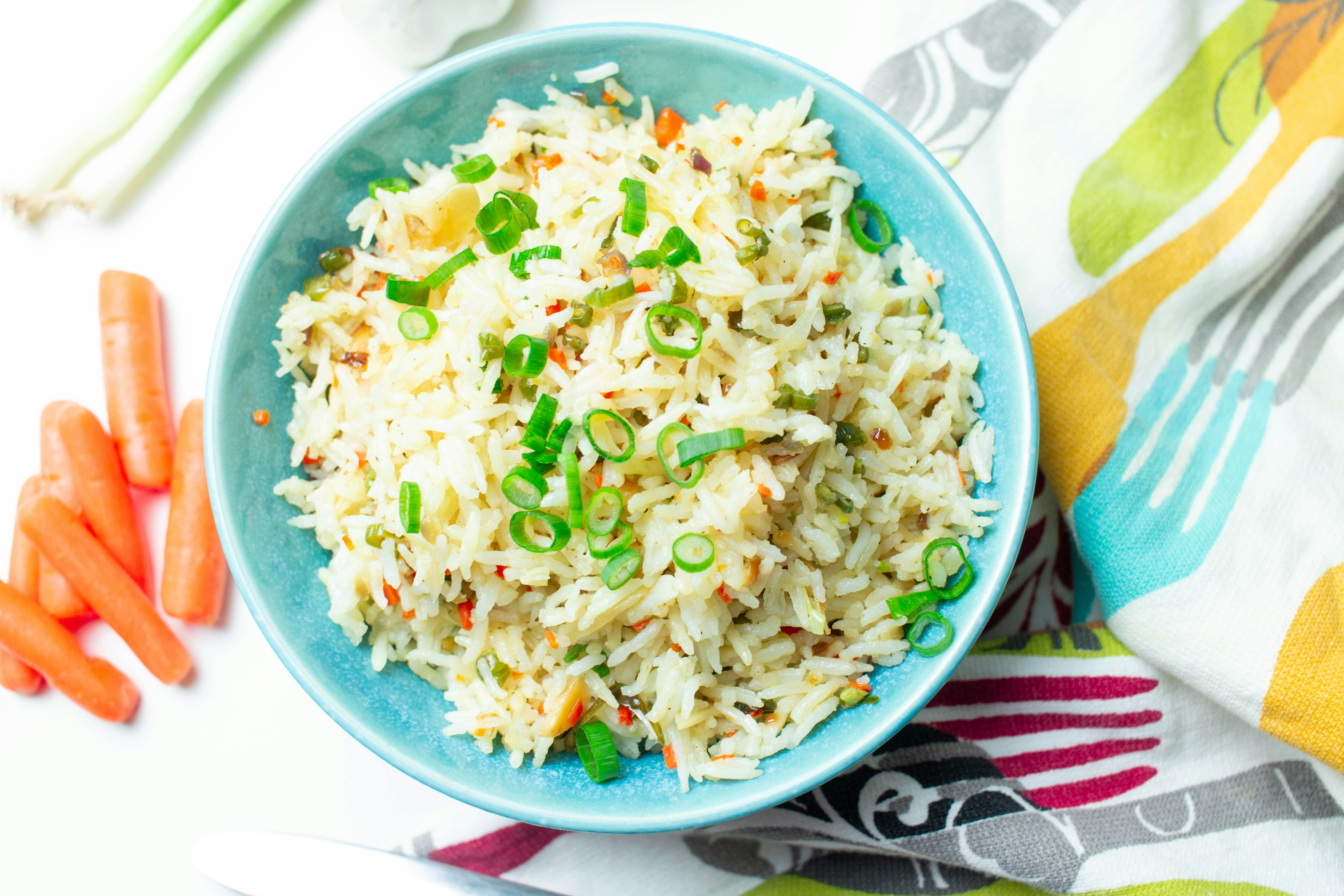 Riz sauté aux légumes